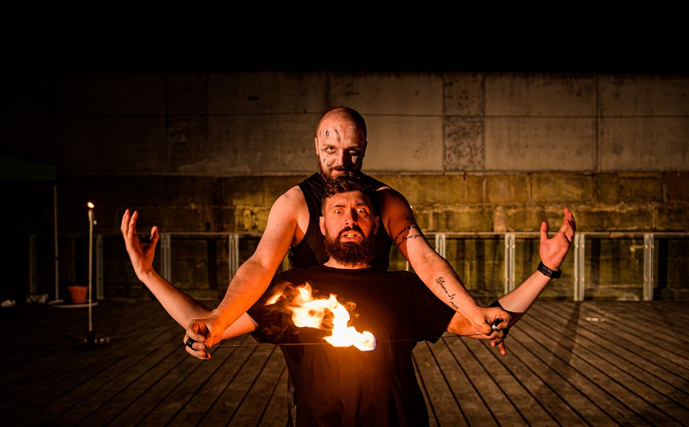 Fire circus show at Stage @TheDock